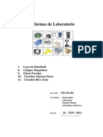 Bitacora Lab Oratorio de Electromagnetismo