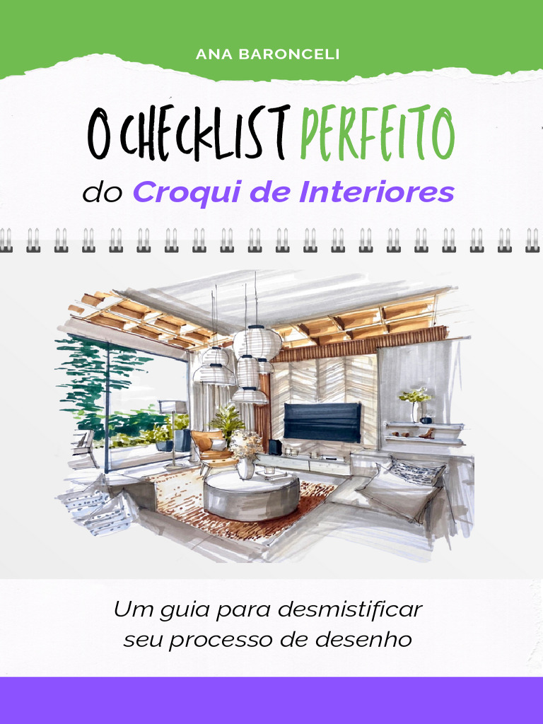 Ebook - Checklist Perfeito Do Croqui de Interiores - 5 | PDF