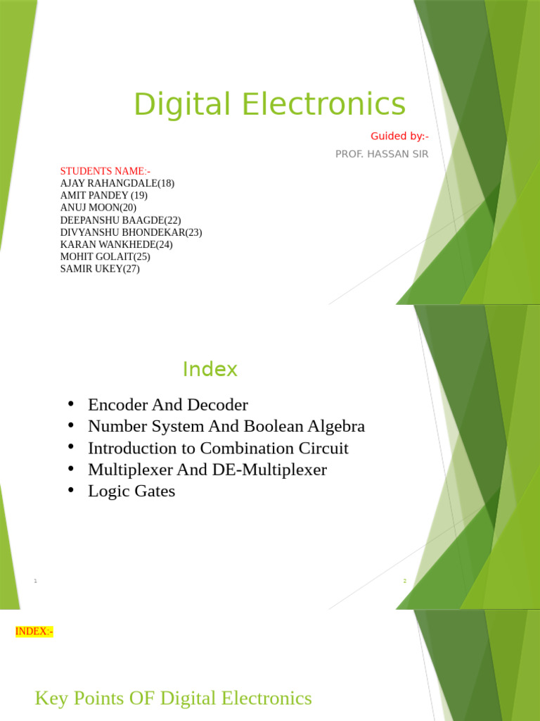 Digital Electronics New | PDF