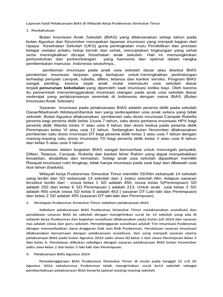 PKM Simtim Bias | PDF