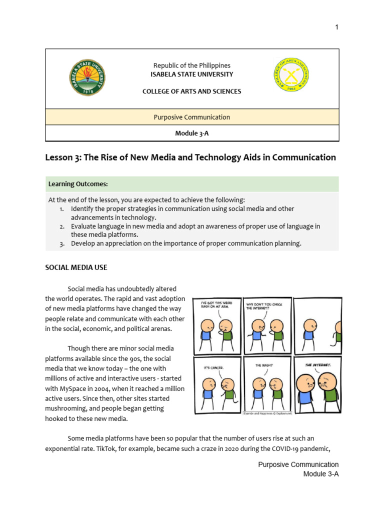 New Media's Impact on Communication | PDF | Social Media | Popular ...