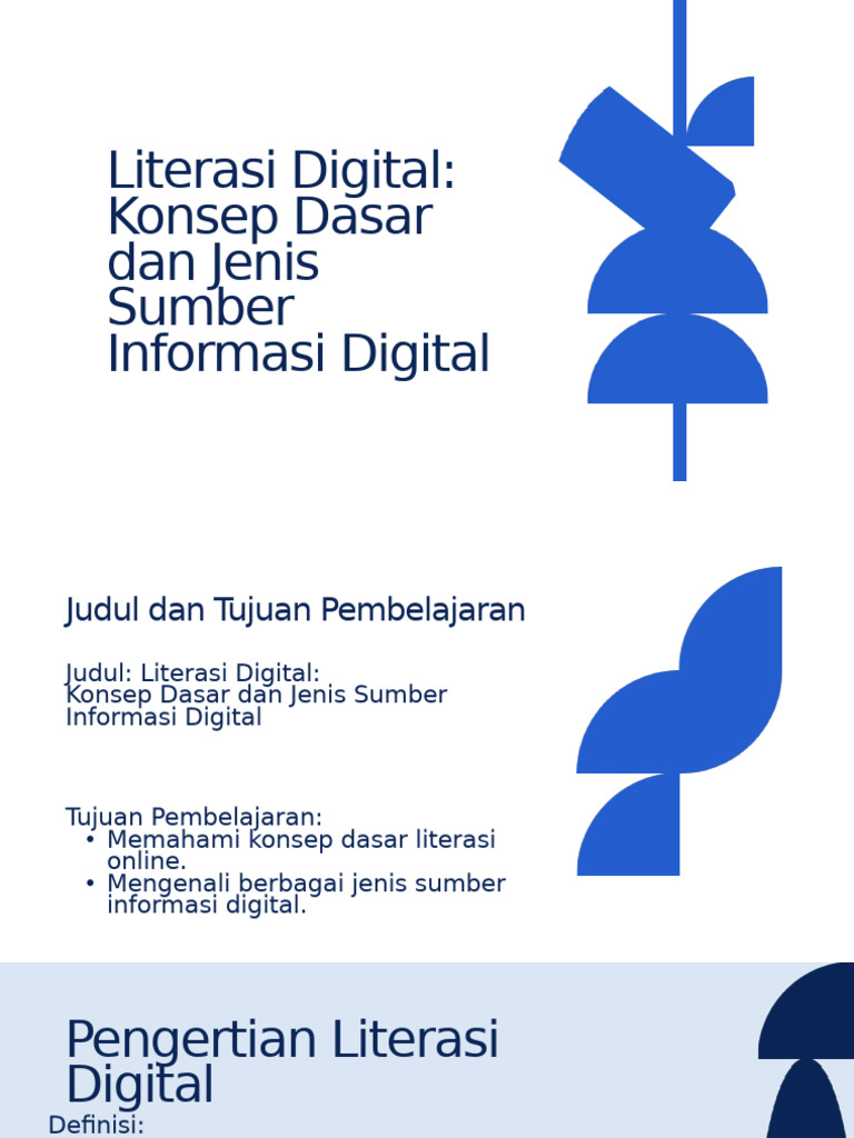Judul Slide Literasi Digital Konsep Dasar Dan Jenis Sumber Informasi ...