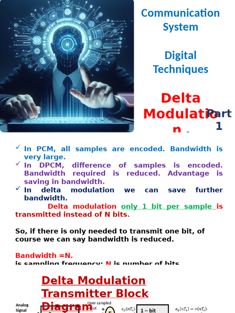 Delta modulation part 1 | PDF