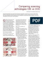 Comparing CIS vs CCD Scanning Technologies