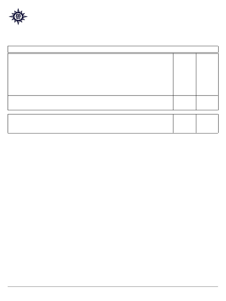 Msc4Me onboard account statement PDF