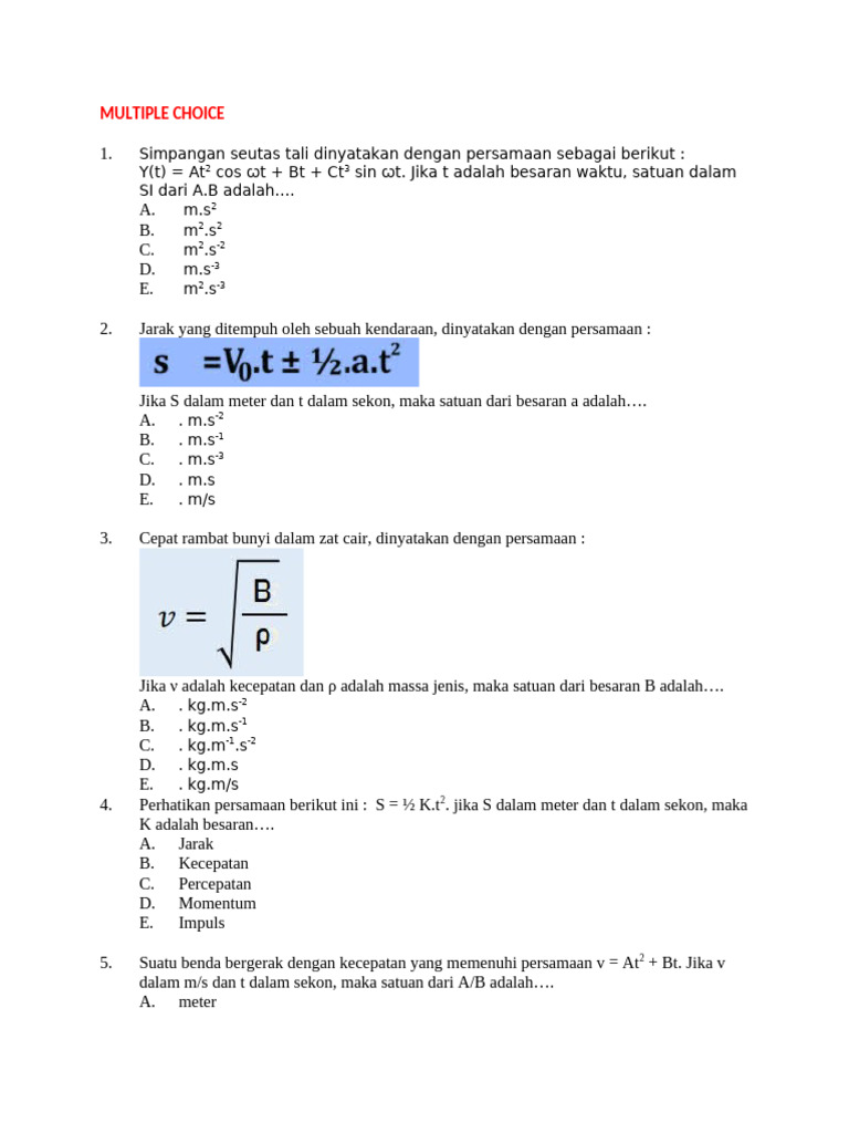 Latihan Soal 2 | PDF