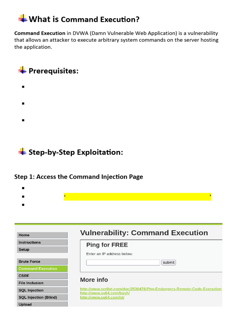 Command Execution (Arin) | PDF