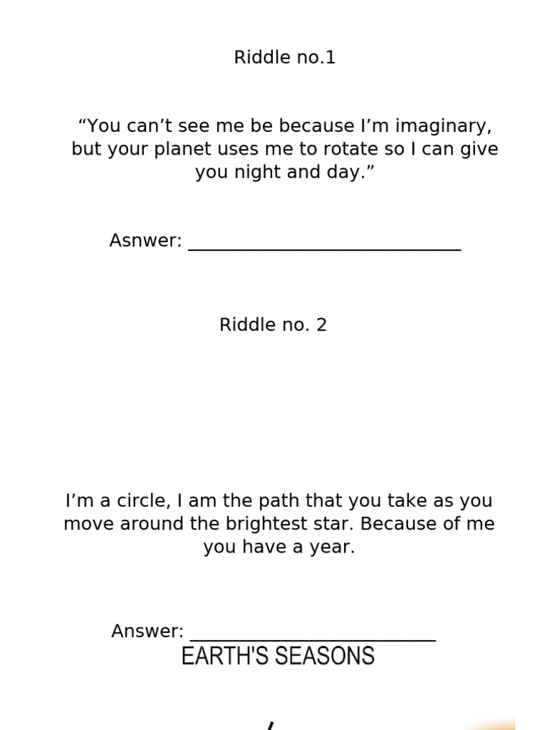Activities pdf