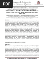 SICA_2010 - ASSOCIAÇÃO MICORRÍZICA EM SISTEMAS DE CULTIVOS EM ALÉIAS E SISTEMAS AGROFLORESTAIS NO PROJETO DE ASSENTAMENTO 1º DE MARÇO NO MUNICÍPIO DE MARABÁ – PA