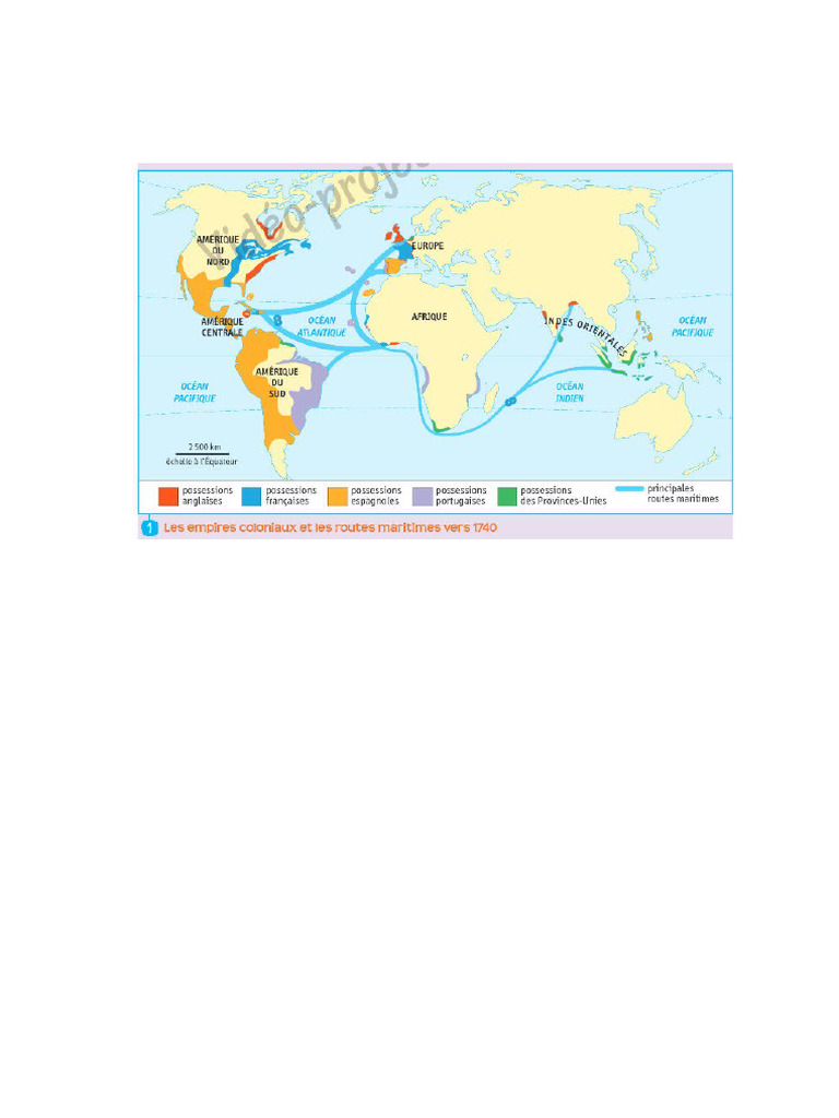 Carte Les Empires Coloniaux Et Les Routes 1740 Pdf