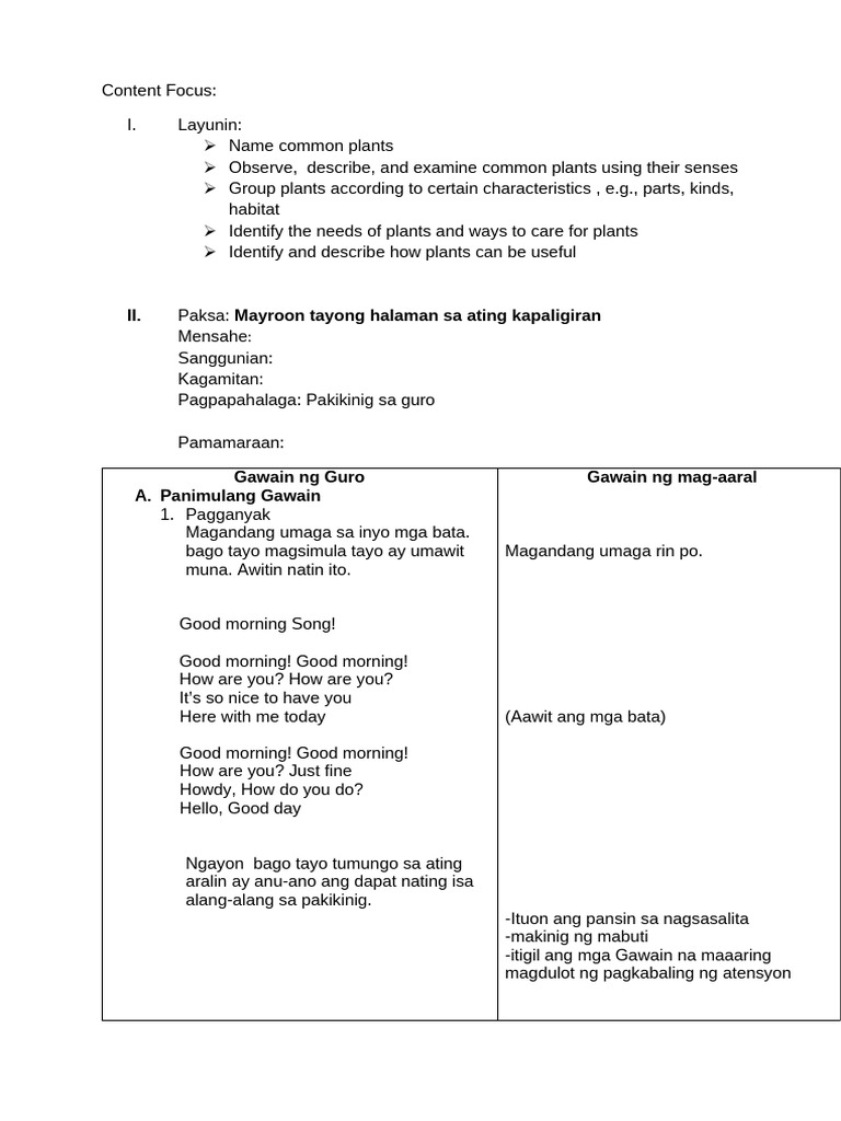 Lp week 32 mayroon tayong halaman sa ating kapaligiran pdf
