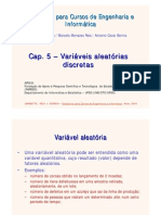 Cap 5 - Variáveis Aleatórias Discretas