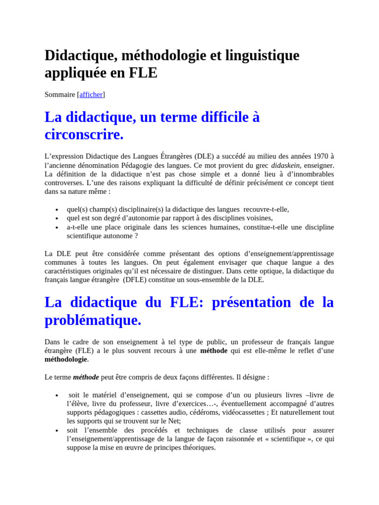 Didactique | PDF