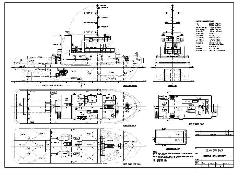 26.8m 1280hp Tugboat | PDF
