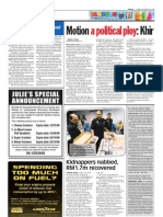 TheSun 2008-10-31 Page10: Motion A Political Ploy: Khir