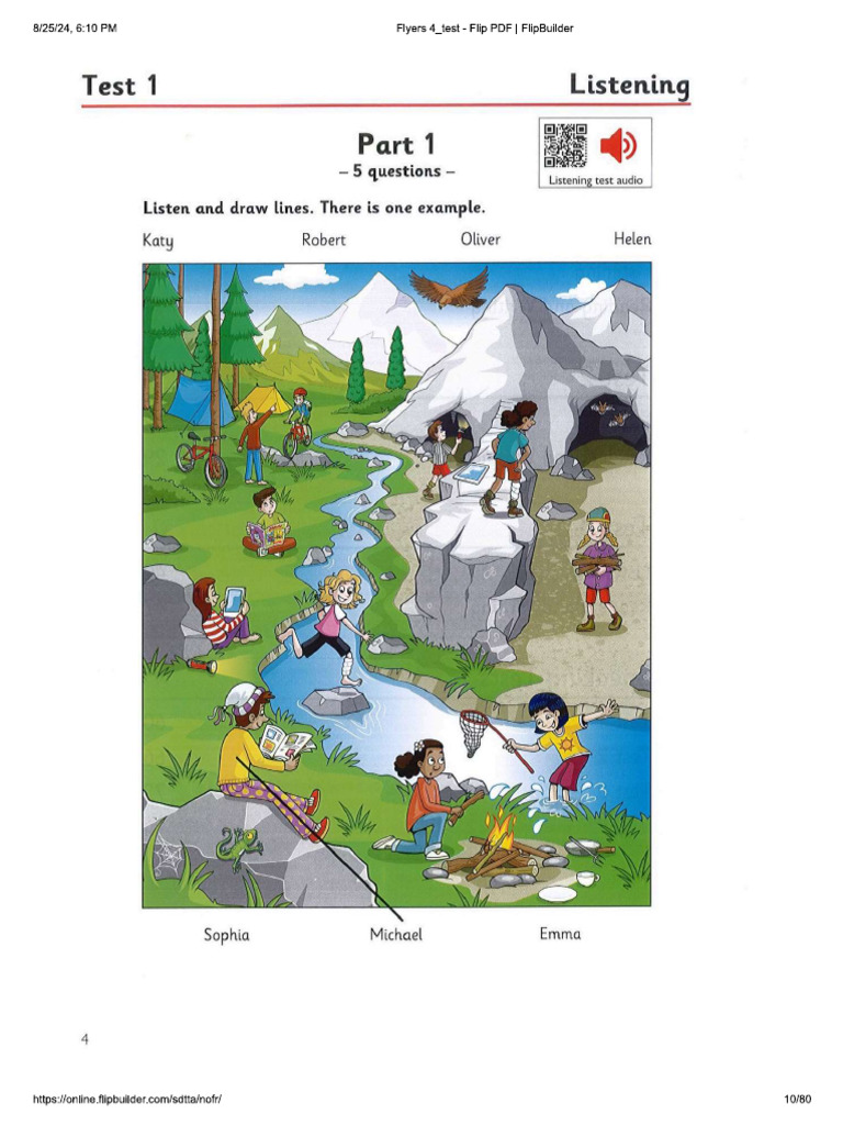 Test 1 Listening Flyers Paper 4 Pdf