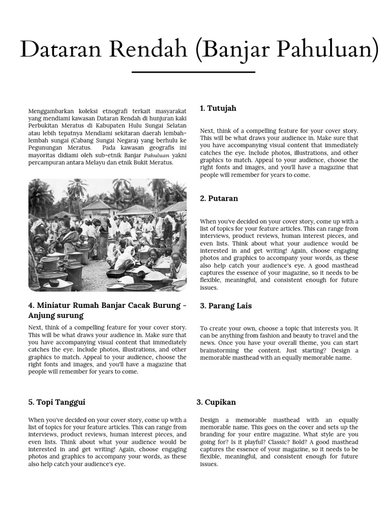 Dataran Rendah | PDF