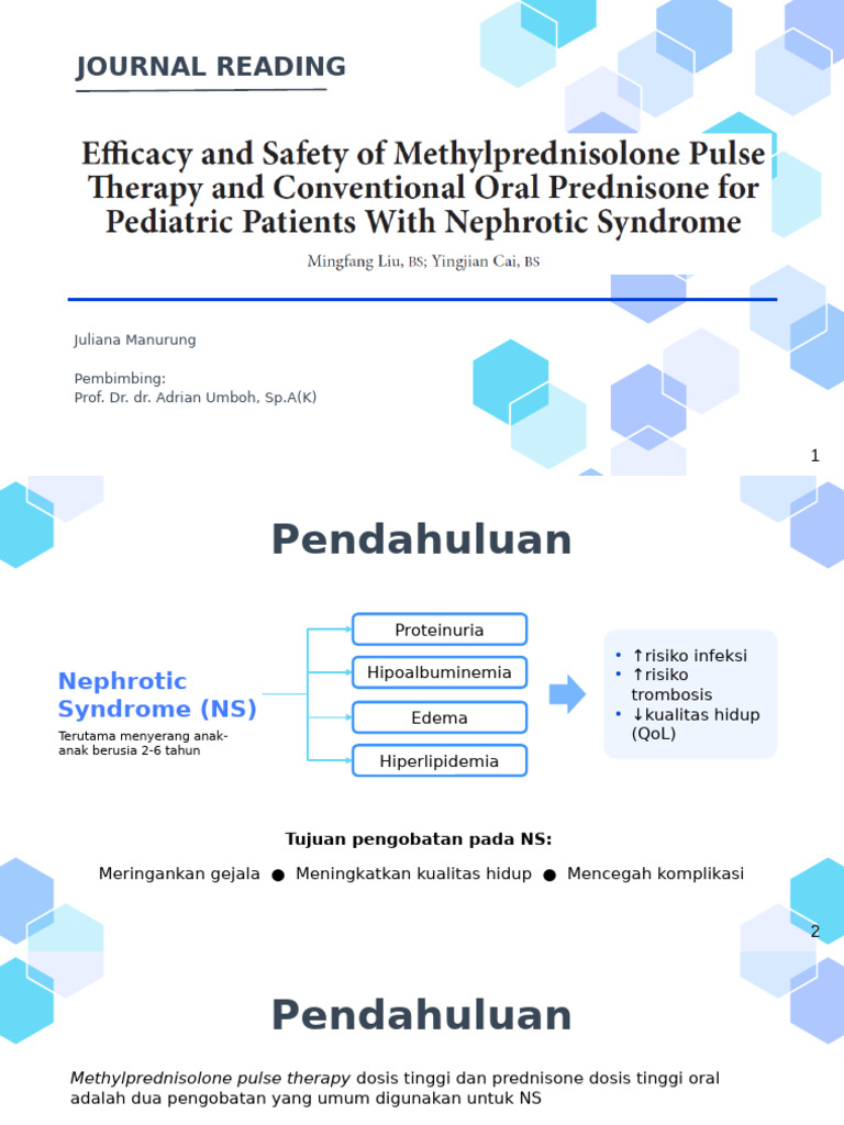 Efficacy and Safety of Methylprednisolone Pulse | PDF