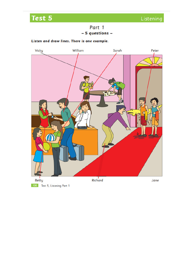 Flyers Test 5 Listening Correction Pdf