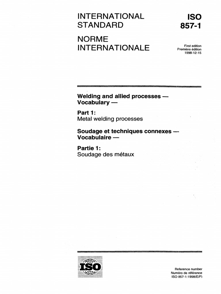 ISO 857-1-1998 Scan | PDF