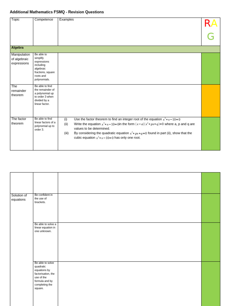 Additional-Mathematics RAG May 2024 | PDF