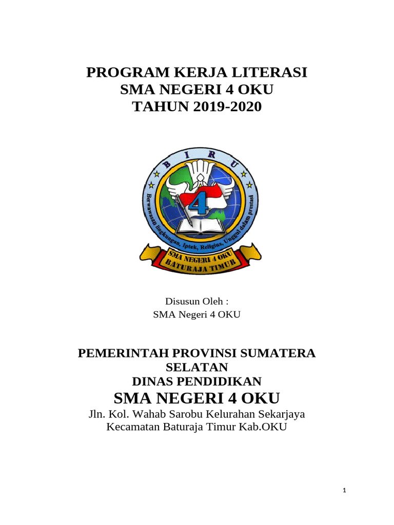Contoh Program Literasi Pdf