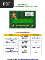 CALENDARIZAÇÃO - Sessões de Leitura em Rio de Loba (Natal)