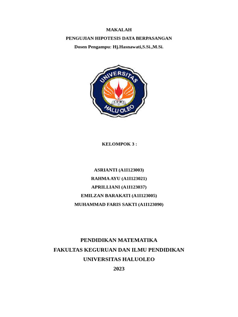 Kelompok 3 Statistika Dasar | PDF