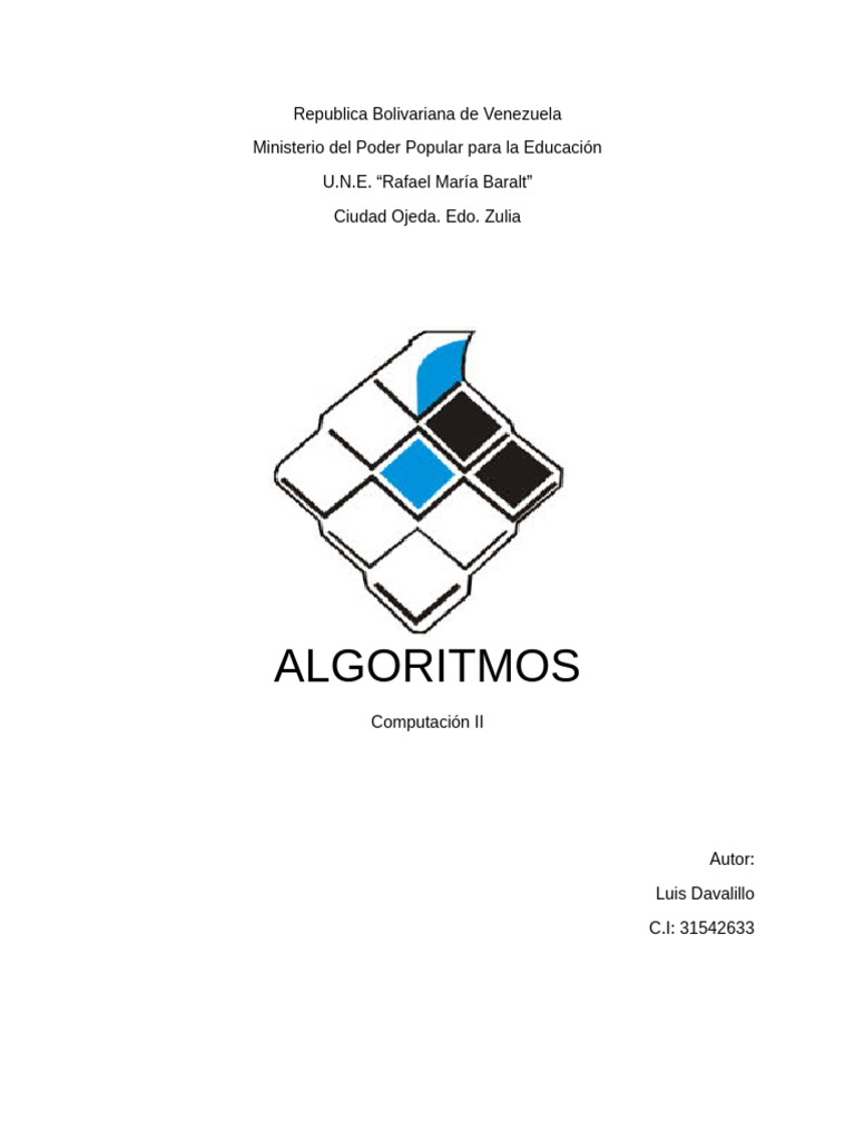 Definición y Etapas de Algoritmos en Programación | PDF | Programa de ...