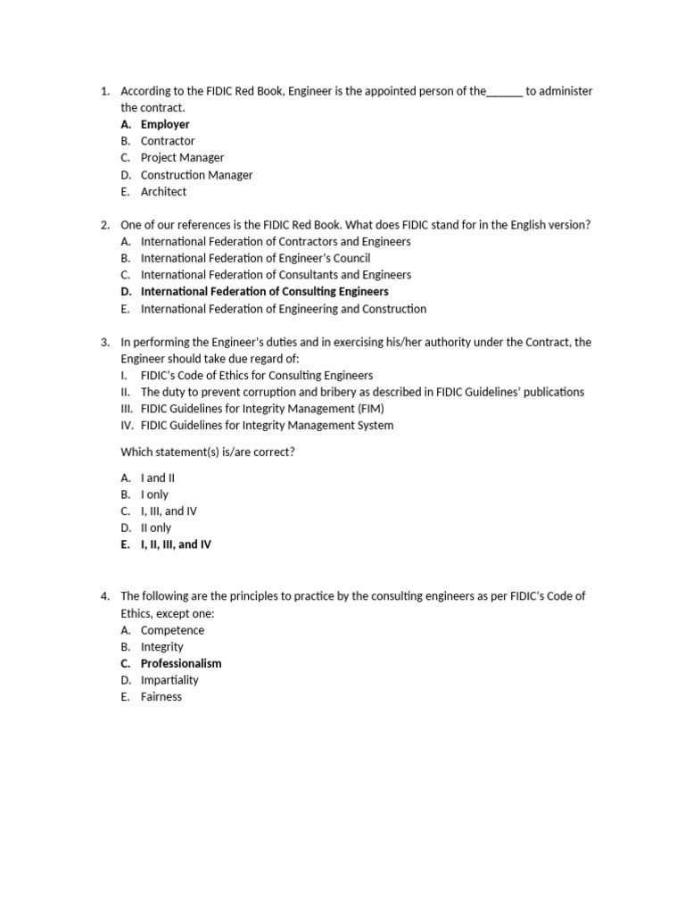 The Engineer QA | PDF