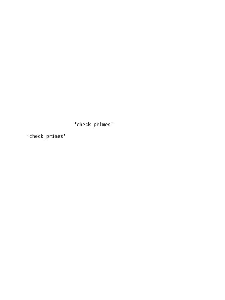 Prime Number Checker | PDF
