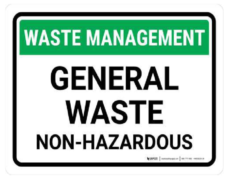waste management sign | PDF