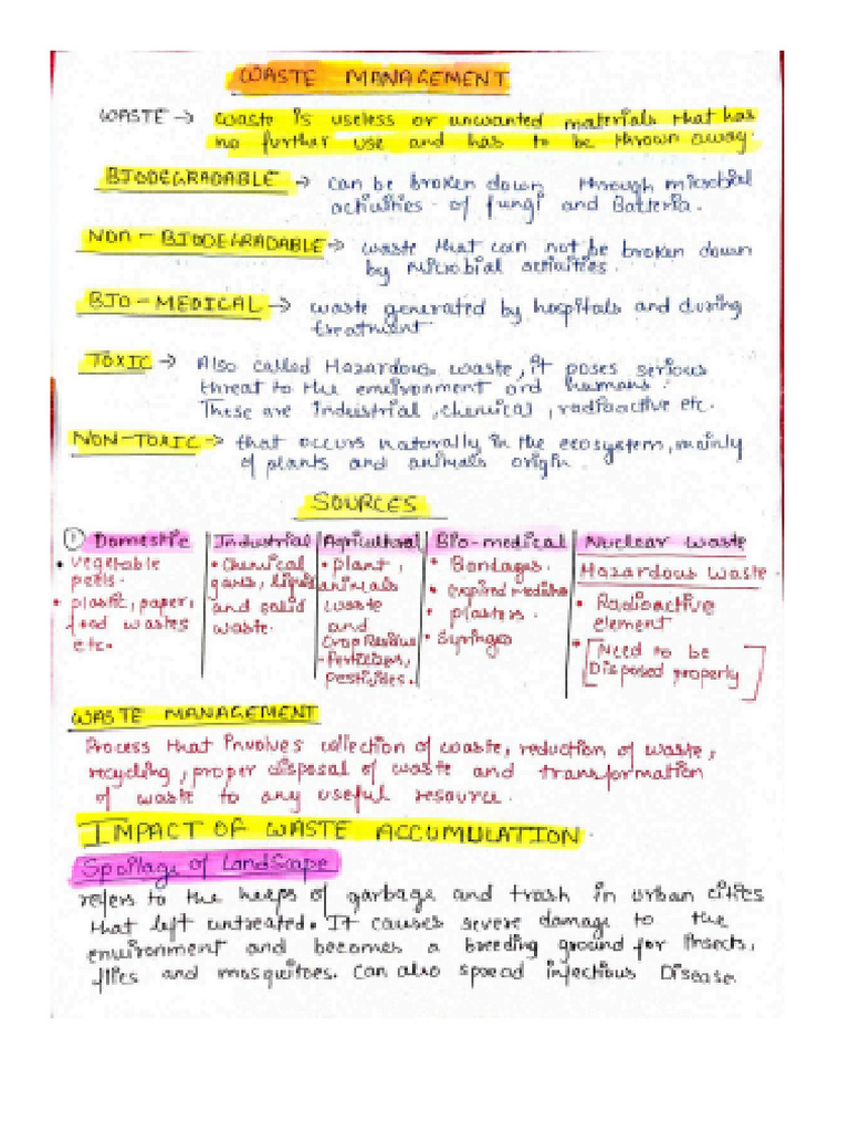 waste-management-notes-pdf