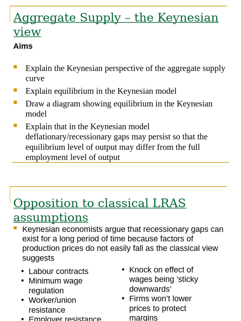 09 04 As Aggregate Supply Keynesian Model Pdf