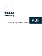 ISO27k Model Policy On Change Management and Contro