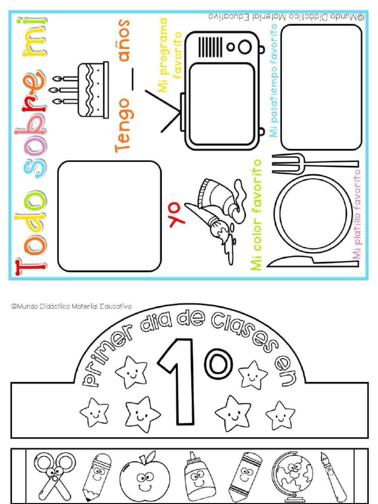 Coronita de Primer Dia de Clases | PDF