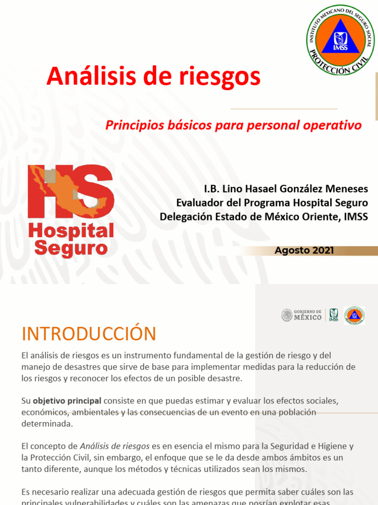 Análisis de Riesgos Monográfico Agosto 2021 | PDF | Riesgo | Ciencia y ...