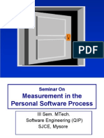 Measurement in The Personal Software Process1