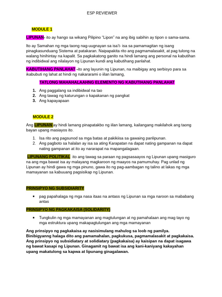 Esp Reviewer | PDF
