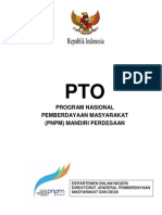 PTO PNPM Mandiri Perdesaan