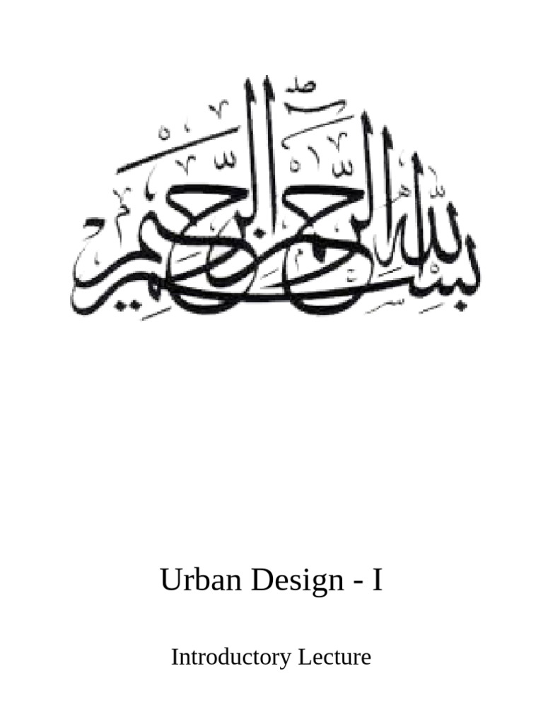 Urban design pdf