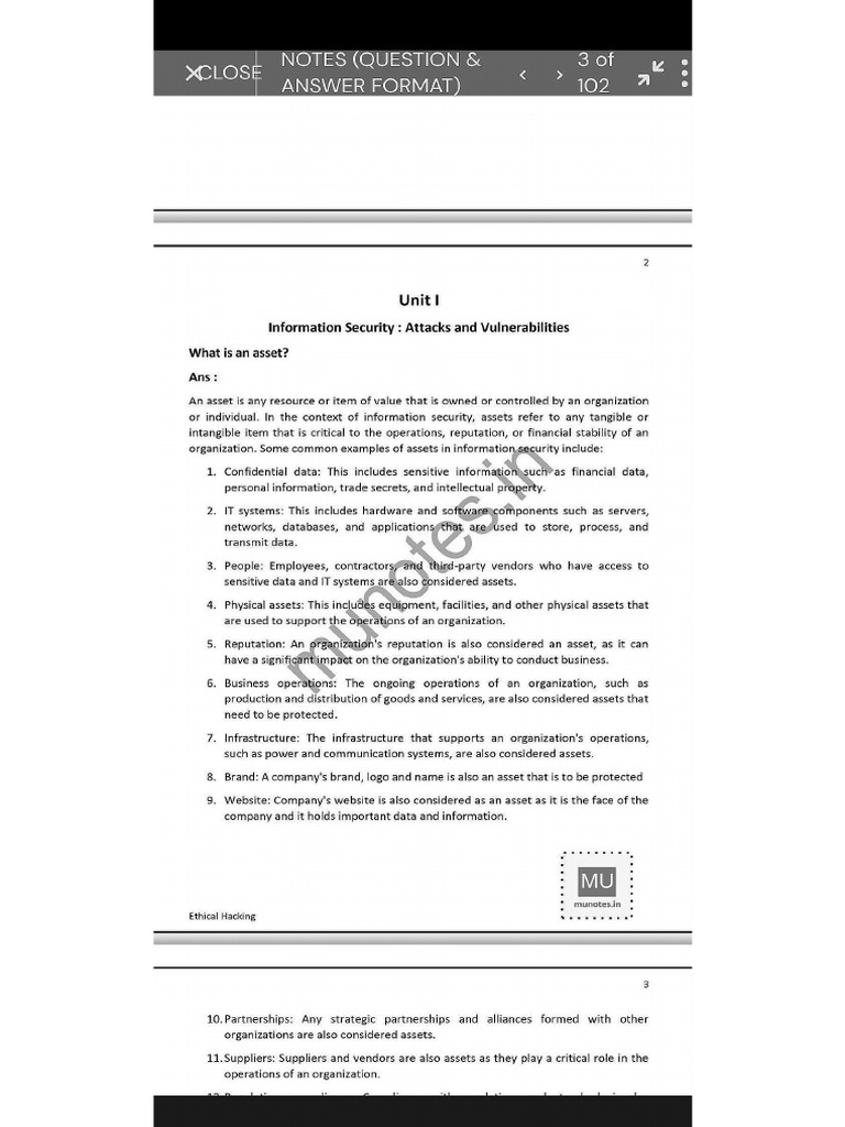 EHF Notes | PDF