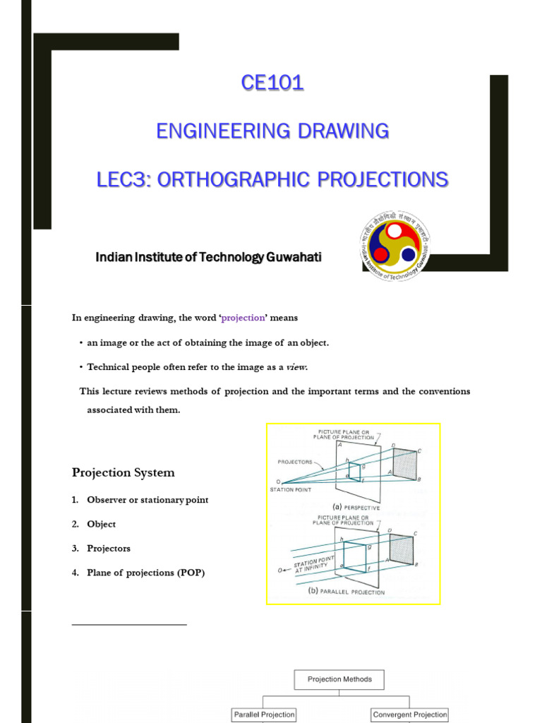 Orthographic Projections | PDF