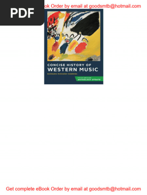 Ebook (EPUB) Concise History of Western Music 5e (Anthology Update