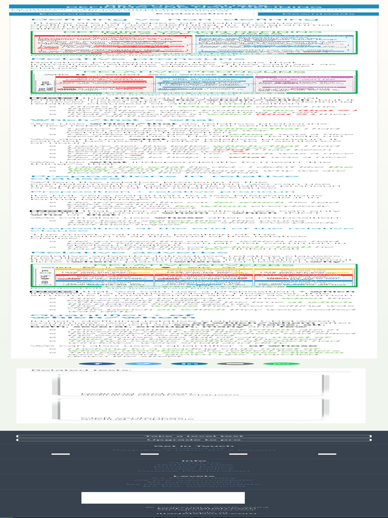 Relative Clauses – Defining and Non-Defining - Test-English | PDF
