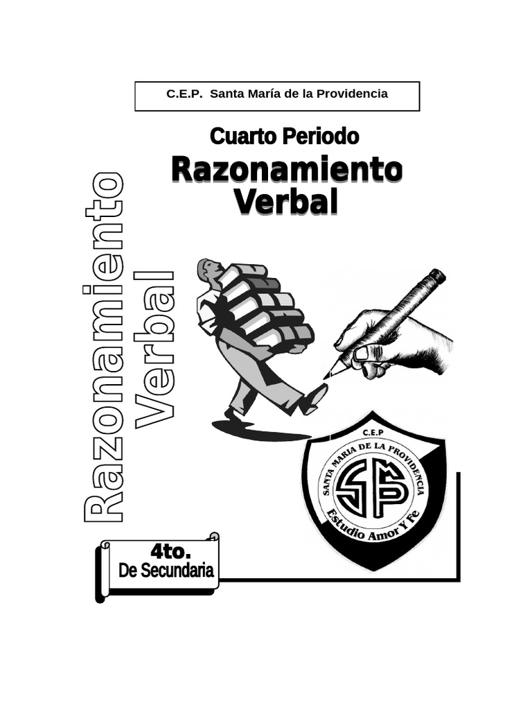 Razonam Verbal 4to 4bim 2009 | PDF