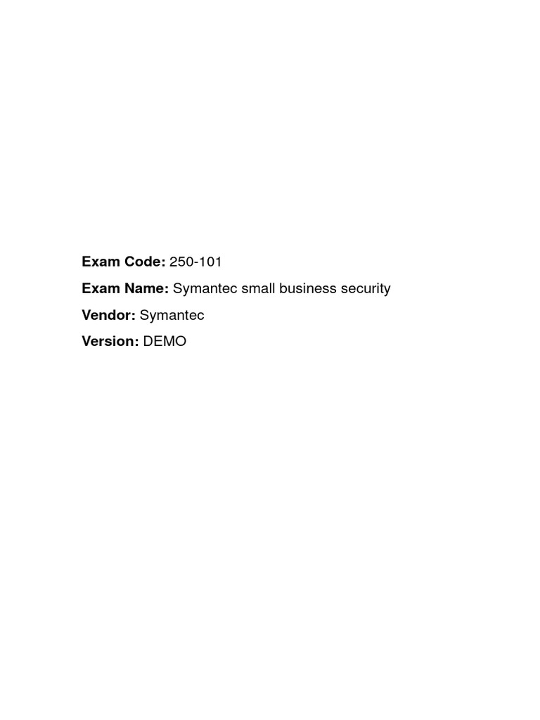 250 101 Demo Pdf