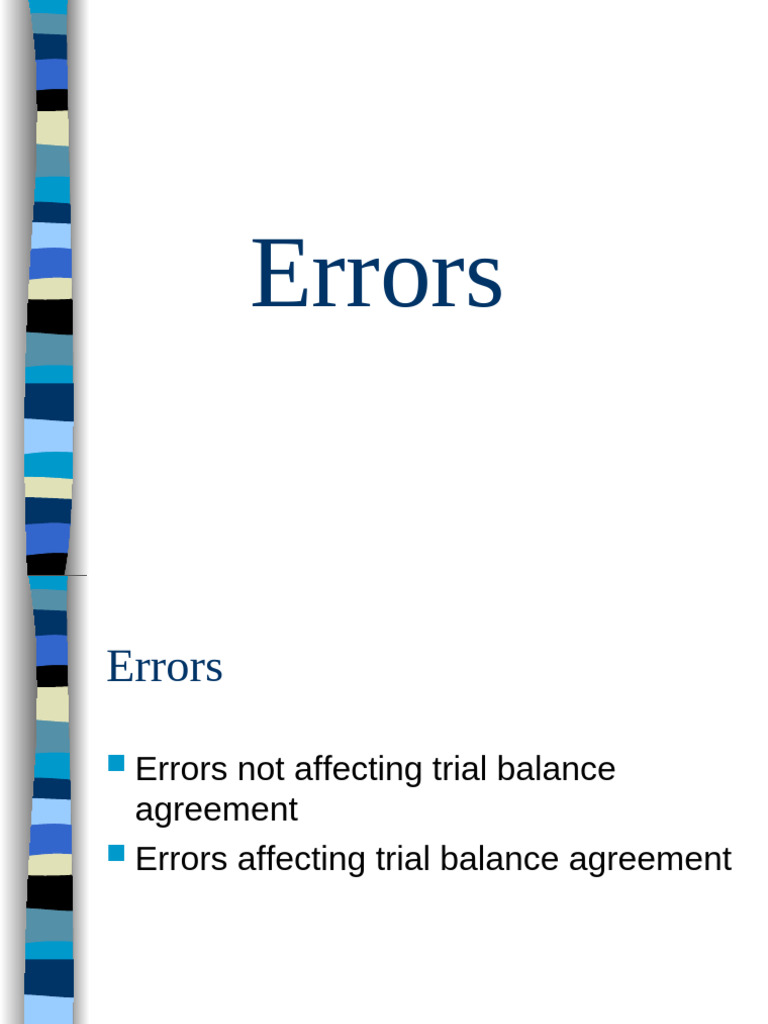 Correction of Errors | PDF