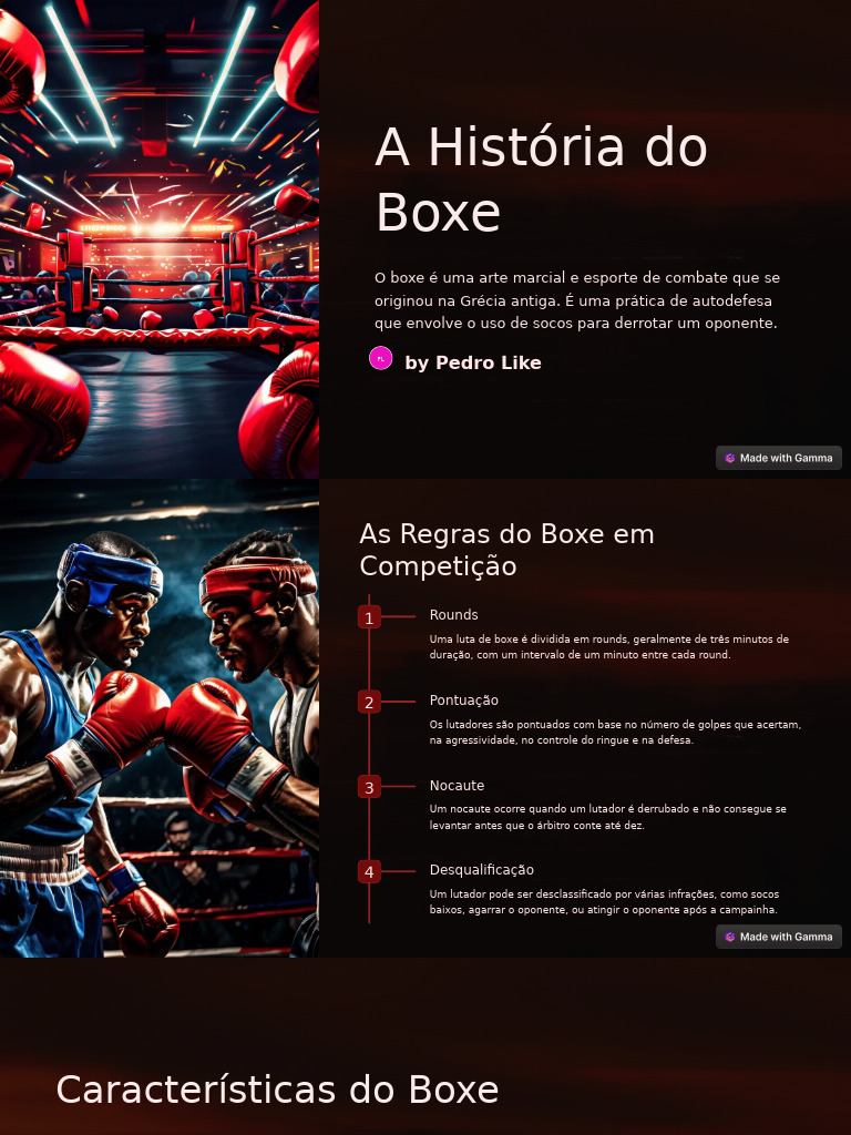 A Historia Do Boxe | PDF
