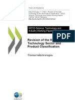 Revision of The High-Technology Sector and Product Classification